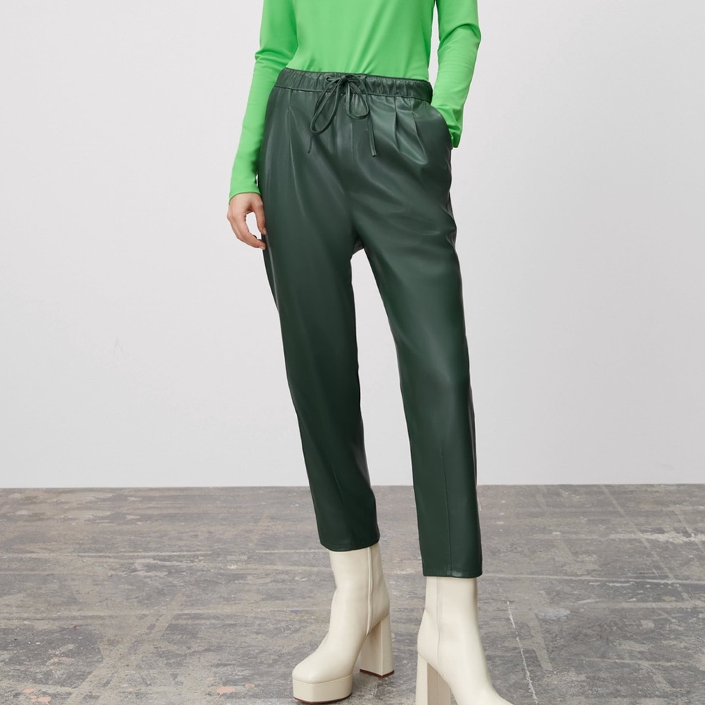Zara Faux Leather “The Weekender” Pant